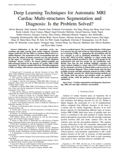 Deep learning techniques for automatic MRI cardiac multi-structures segmentation and diagnosis: is the problem solved?. 