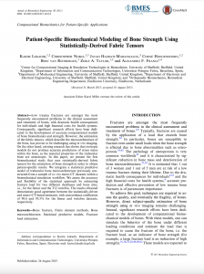 Patient-Specific Biomechanical Modeling of Bone Strength Using Statistically-Derived Fabric Tensors